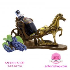 Kệ đựng rượu vang ngựa gỗ