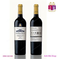 Rượu vang đỏ Chateau Cristo Merlot 14.5% Chai 750ml