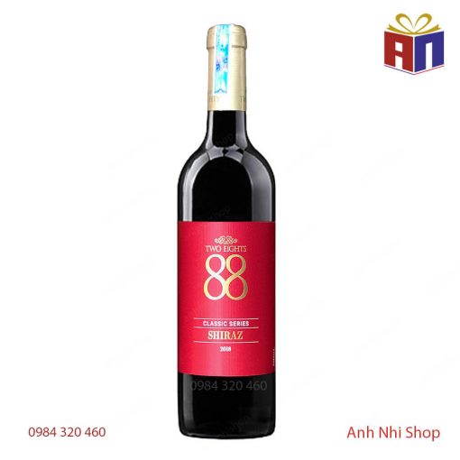 Rượu vang TWO EIGHTS 88 SHIRAZ -Úc