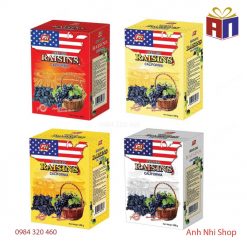 Nho khô PH Raisins 100g hình cờ Mỹ