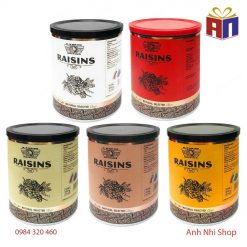 Nho khô Raisins LION 315g lon giấy