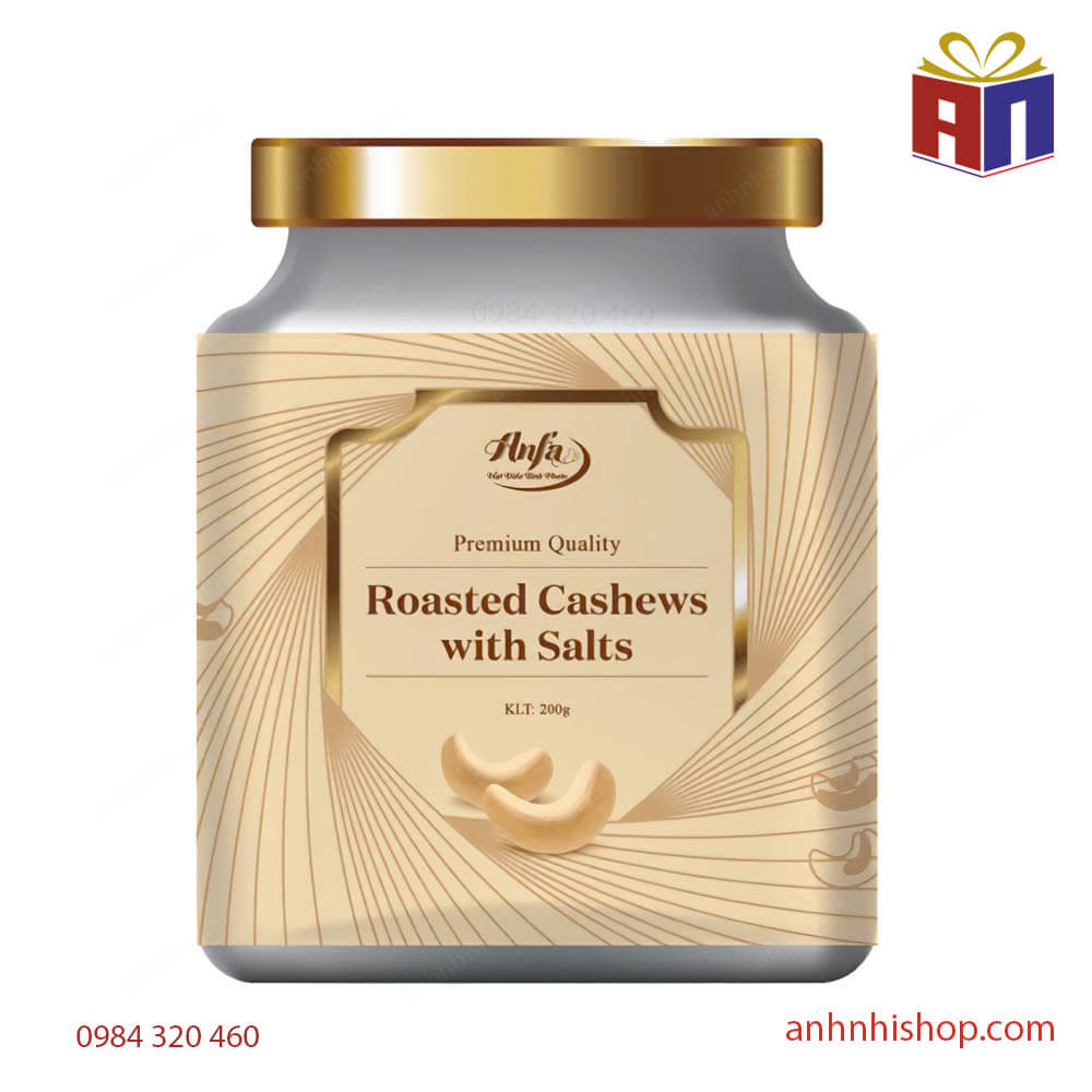 Hạt điều vỏ lụa ANFA 200g