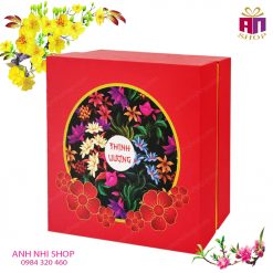 Hộp đựng quà THỊNH VƯỢNG vuông cứng-hộp