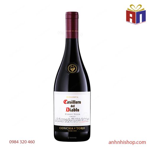 Rượu vang CASILLERO del DIABLO Reserva Pinot Noir