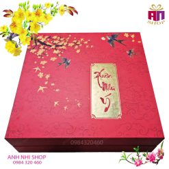 Hộp cứng đựng quà Hoa Mai