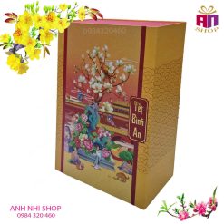Hộp cứng đựng quà Tết Bình An