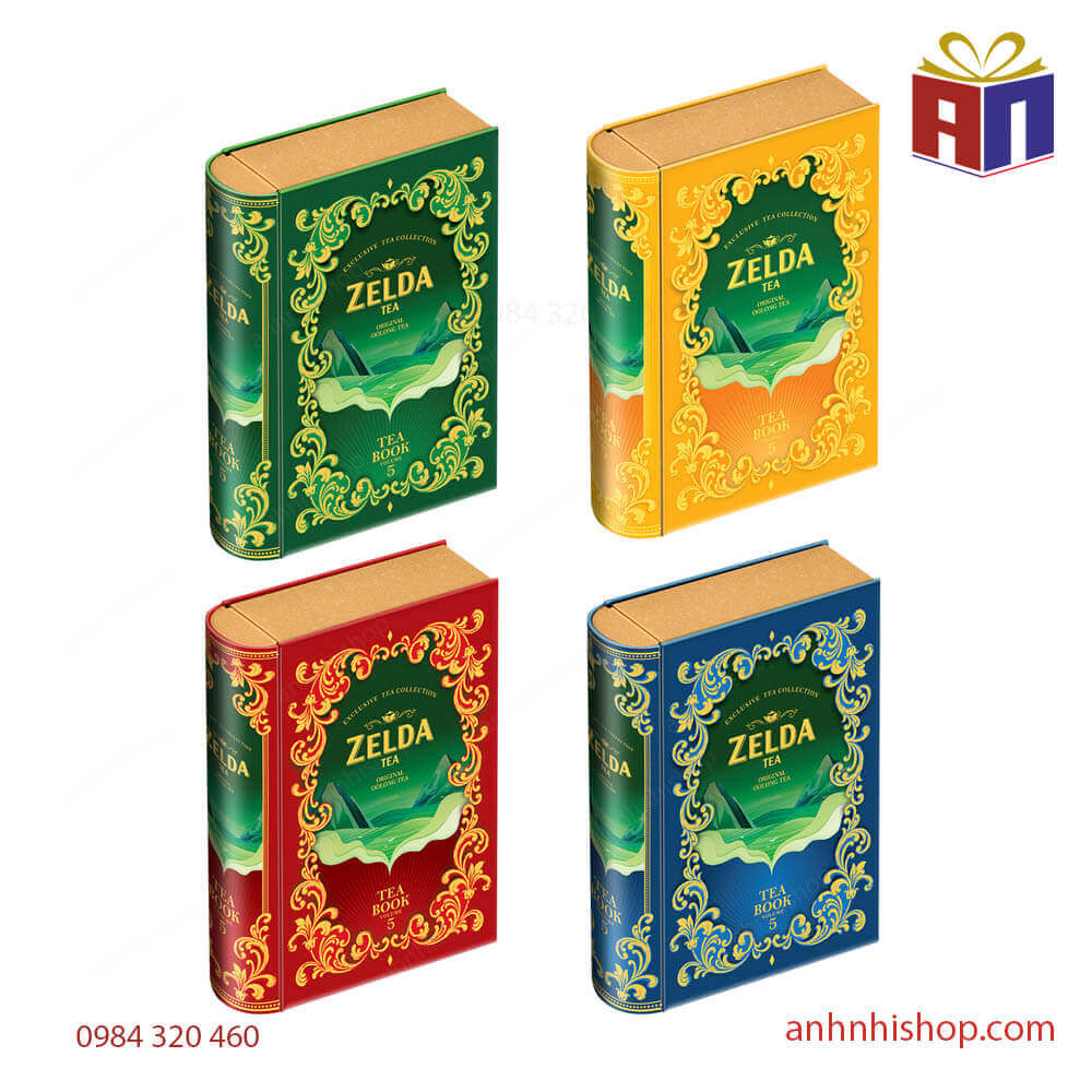 Trà Oolong ZELDA 42g quyển sách