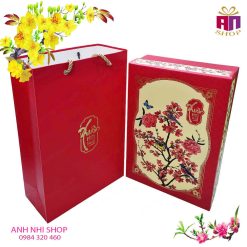 Hộp đựng quà 2 ngăn Xuân Phú Quý