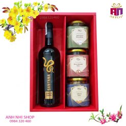 Quà rượu XUÂN 5 – Rượu vang SANTANA và hạt