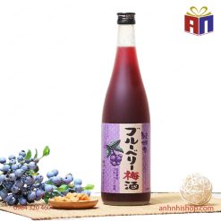Rượu mơ Nakano Blueberry 720ml