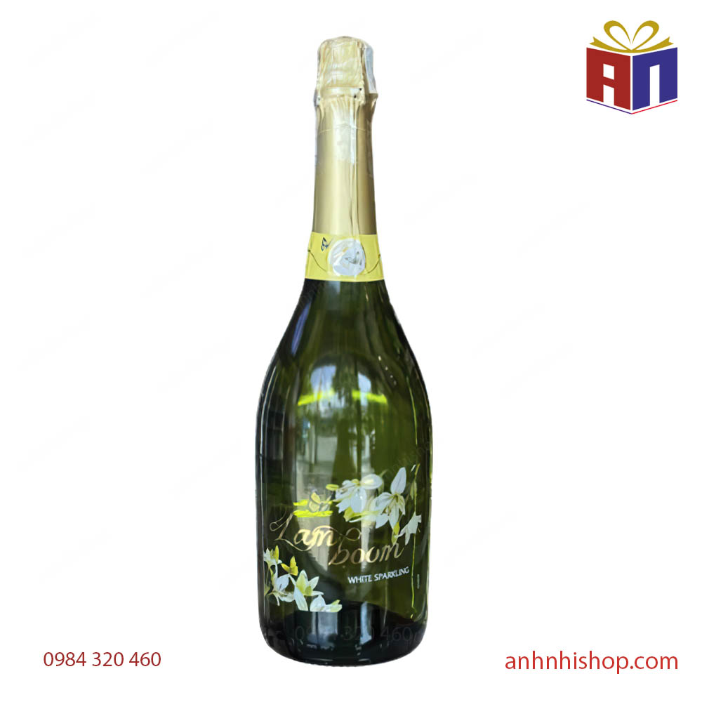 Rượu vang nổ LAMBOOM WHITE Sparkling